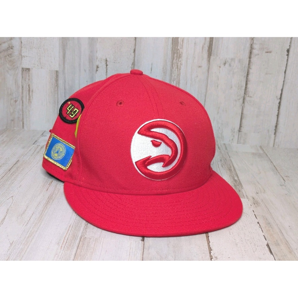 Atlanta Hawks New Era Hat Red 2018 NBA Draft 9FIFTY SnapBack Cap w/ Patches